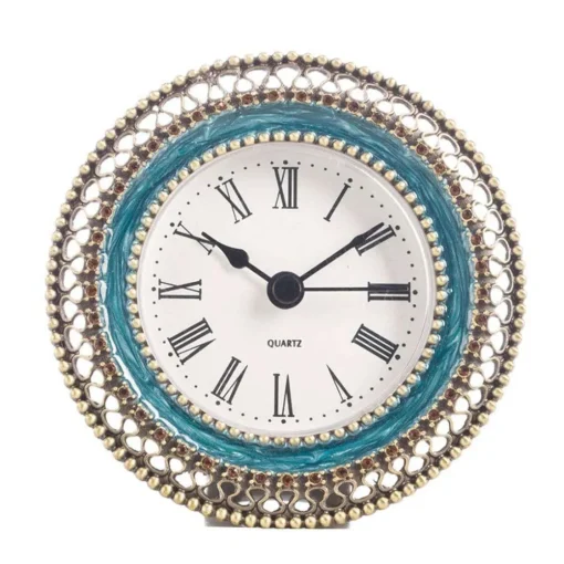 Enamel Mini Clock Round