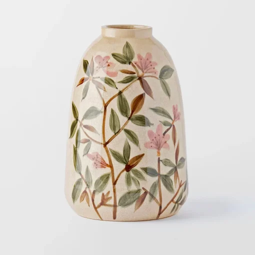 Evergreen Pink Ceramic Vase Large