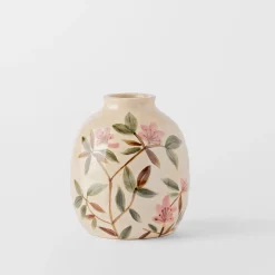Evergreen Pink Ceramic Vase Small - Multi
