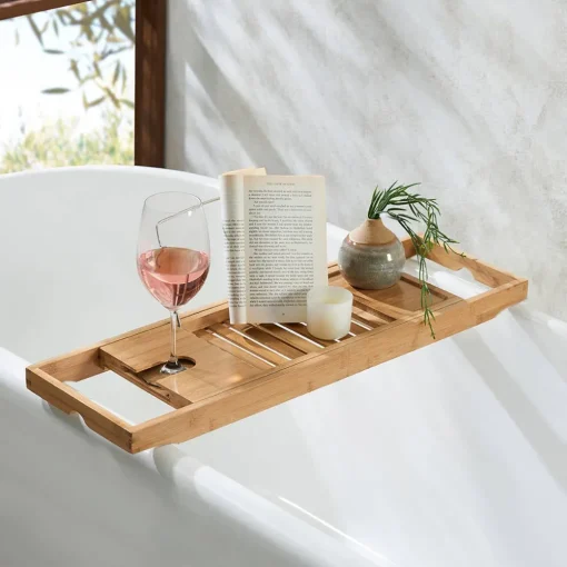 Extendable Bamboo Bath Caddy
