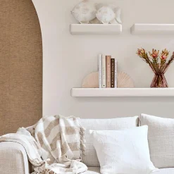 Fan Bookends Set Of 2 - Off White
