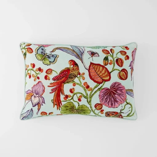 Fiorella Cushion - Mint Floral