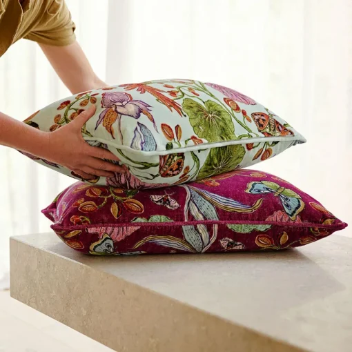 Fiorella Cushion - Mint Floral