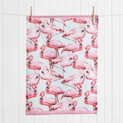 Flamingo Tea Towel