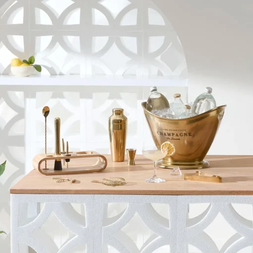 Flared Champagne Bucket - Brass