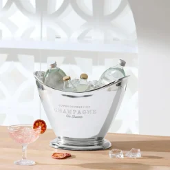 Flared Champagne Bucket - Silver