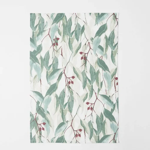 Flowering Gum Printed Tea Towel
