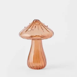 Glass Mushroom Small - Amber