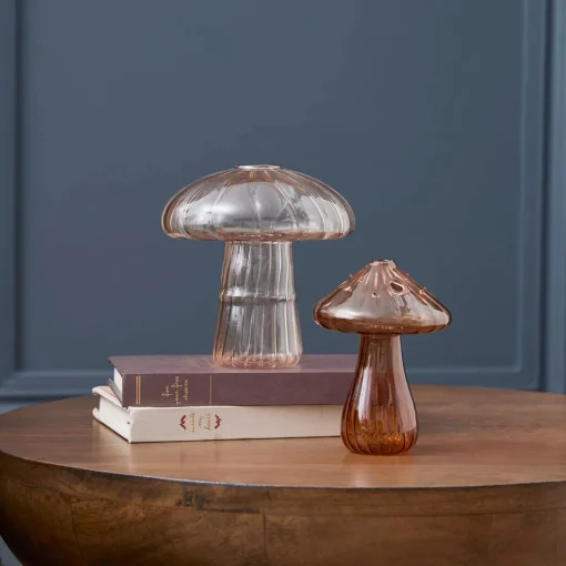 Glass Mushroom Small - Amber
