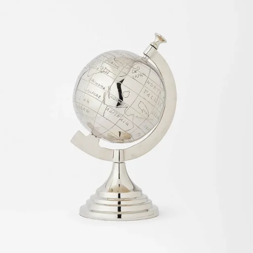Globe Sculpture Metal
