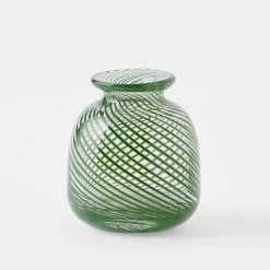 Gracie Glass Swirl Vase