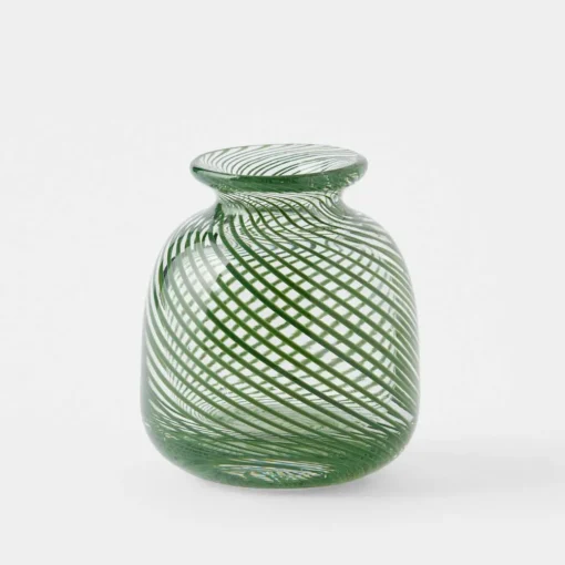 Gracie Glass Swirl Vase