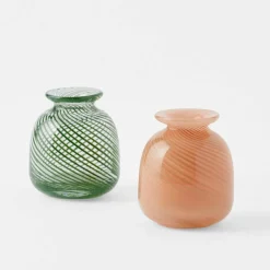 Gracie Glass Swirl Vase