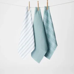 Hardy Terry Tea Towel Set Of 3 - Slate