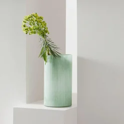 Harley Glass Ribbed Vase Large