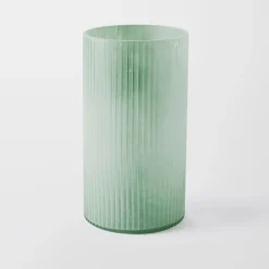 Harley Glass Ribbed Vase Large