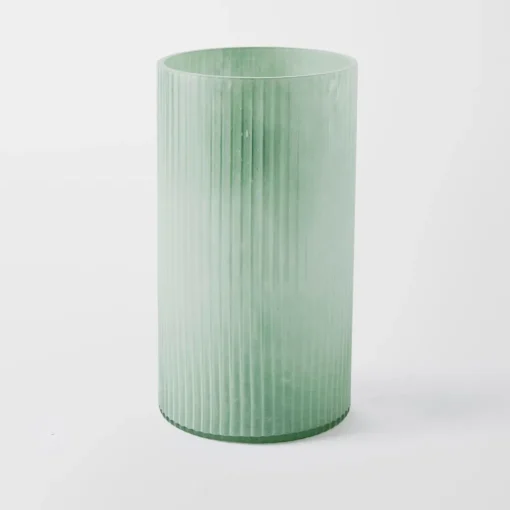 Harley Glass Ribbed Vase Large