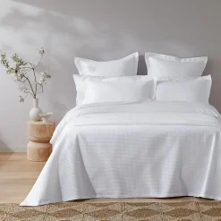 Harvey Cotton Blanket - White