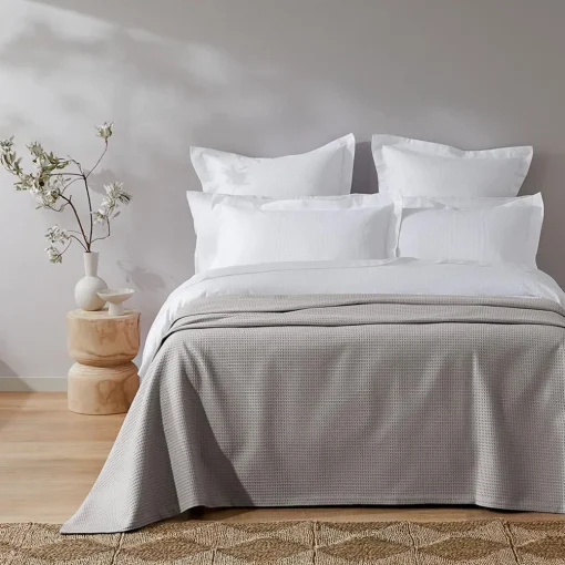 Harvey Cotton Blanket - White