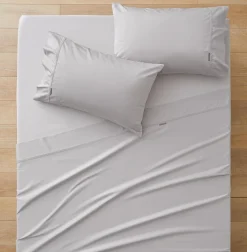 Honour 550 TC Cotton Sateen Sheet Set - Silver