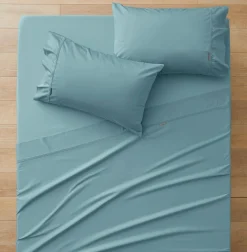 Honour 550 TC Cotton Sateen Sheet Set - Silver