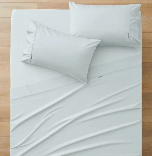 Honour 550 TC Cotton Sateen Sheet Set - Silver