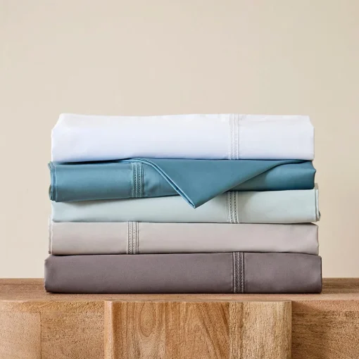 Honour 550 TC Cotton Sateen Sheet Set - Silver