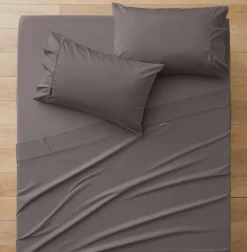 Honour 550 TC Cotton Sateen Sheet Set - Silver