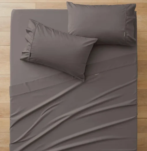 Honour 550 TC Cotton Sateen Sheet Set - Silver