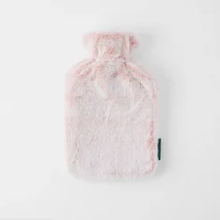 Hot Water Bottle Arctic Fur - Blush Pink