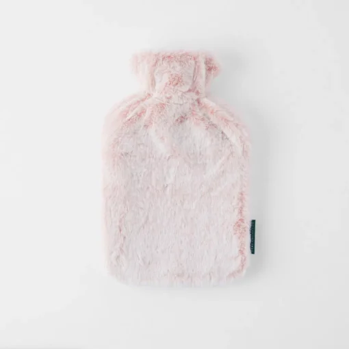 Hot Water Bottle Arctic Fur - Blush Pink