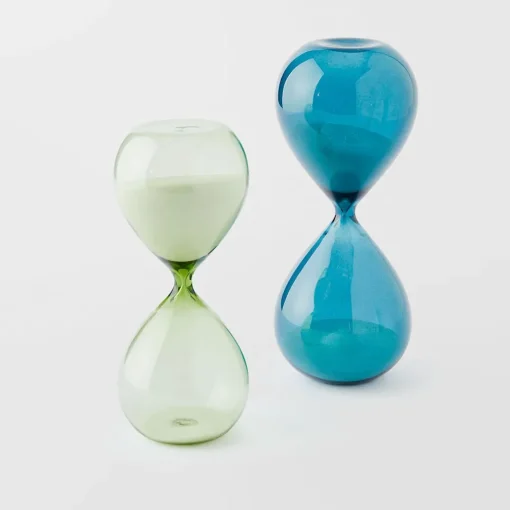 Hourglass Sand Timer Large - Blue