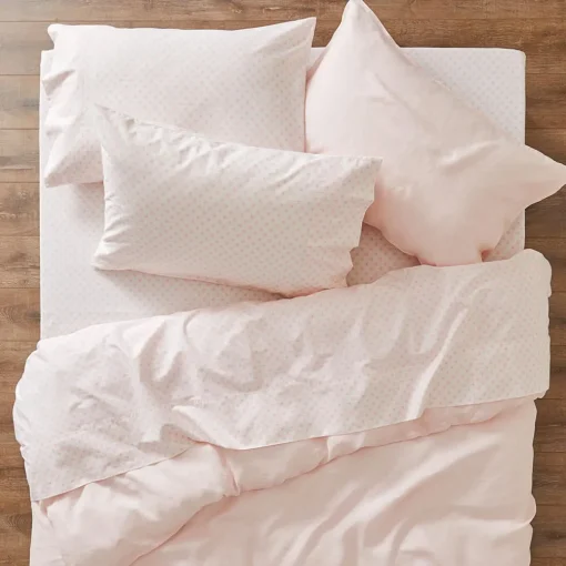 Irene Cotton Sheet Set - Blush