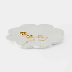 Issey Marble Plate - White