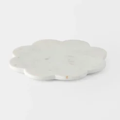 Issey Marble Plate - White