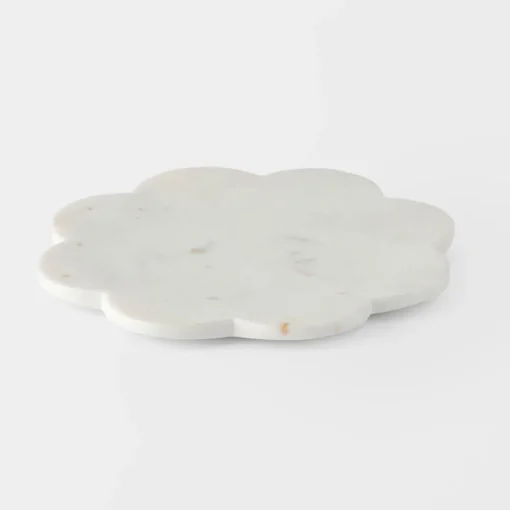 Issey Marble Plate - White