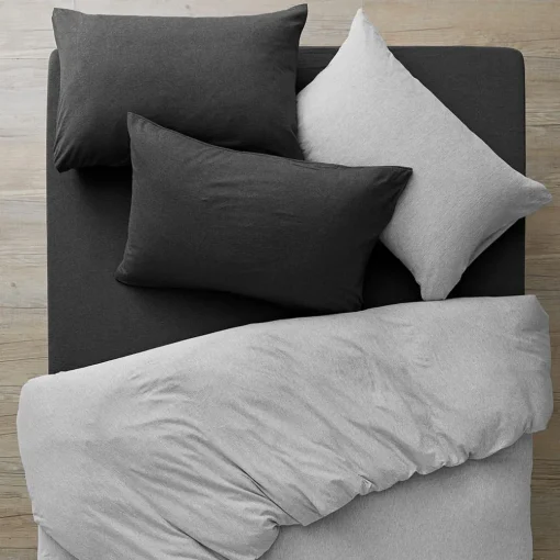 Jersey Cotton Fitted Sheets - Grey
