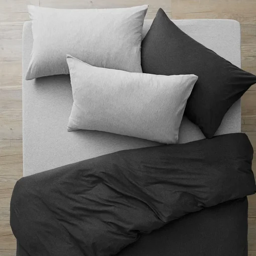 Jersey Cotton Fitted Sheets - Grey