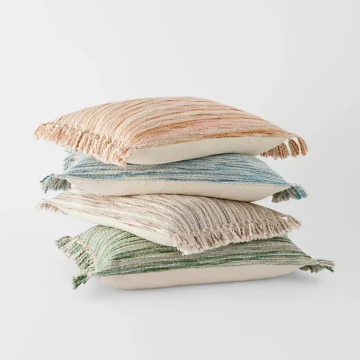 Jiro Cushion - Soft Blue