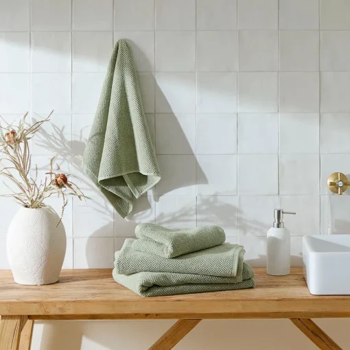 Jude Bale 4 Piece Towel Set - Pistachio