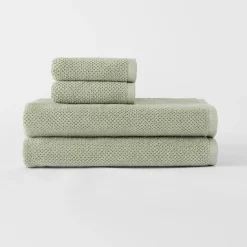 Jude Bale 4 Piece Towel Set - Pistachio