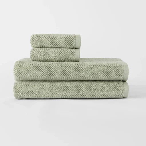 Jude Bale 4 Piece Towel Set - Pistachio