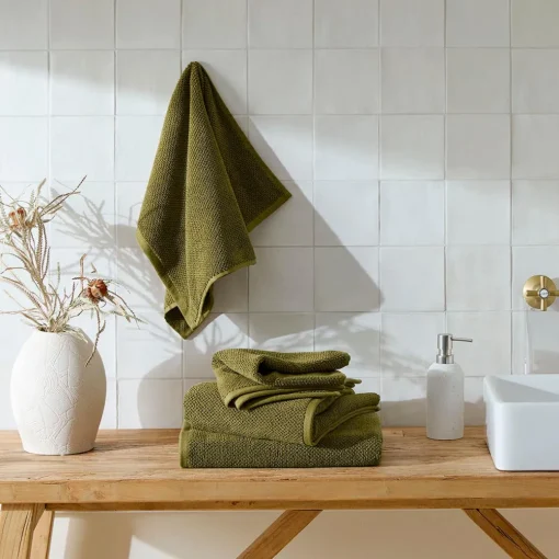 Jude Bale 4 Piece Towel Set - Pistachio