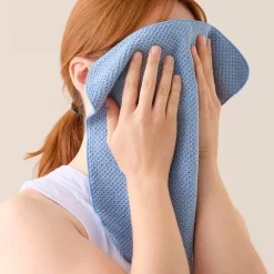 Jude Beauty Headband and Face Washer Set - Sky Blue
