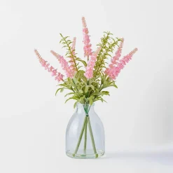 Lavender Rosea in Glass Vase