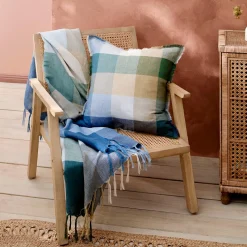 Lennon Throw - Blue/Green
