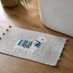 Leroy Llama Bath Mat