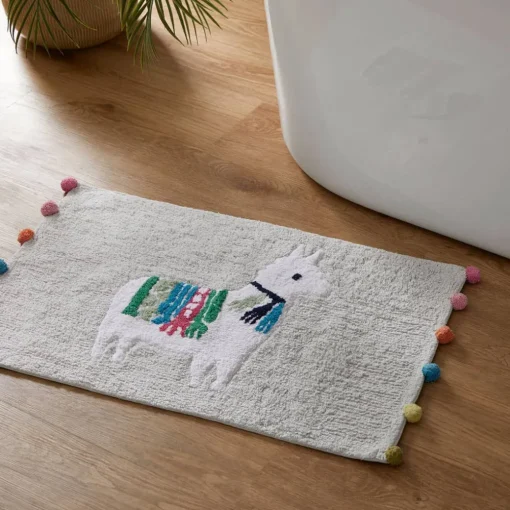 Leroy Llama Bath Mat