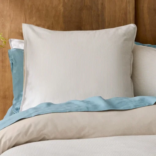 Levi Reversible Brushed Cotton Quilt Cover - Oat
