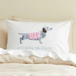 Looking Dashing Standard Pillowcase - White